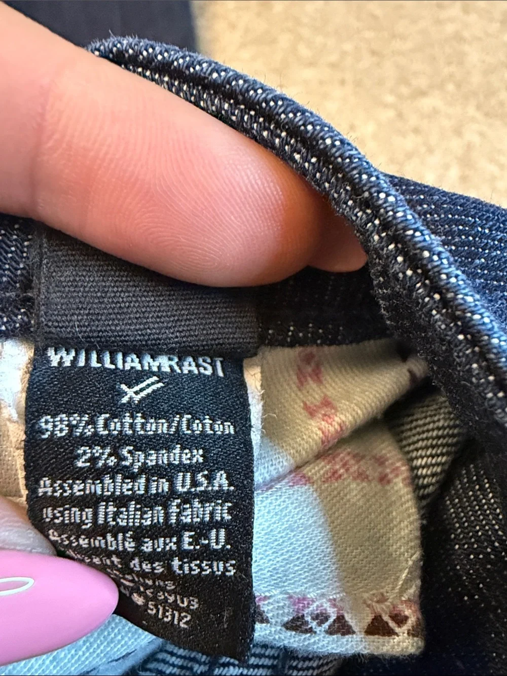 William Rast Dark Blue Women’s Ultra Skinny Jeans Size 26 - Picture 5 of 13